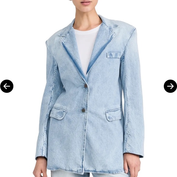 Oak & Acorn Jackets & Blazers - Oak & Acorn Light Blue Denim Women's Blazer